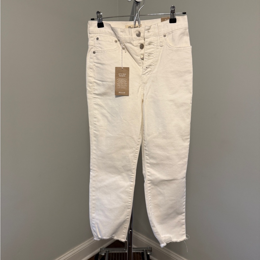 The Perfect Vintage Crop Jean White 24 Petite